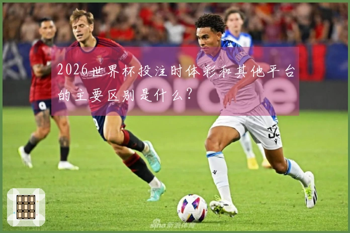 2026世界杯投注时体彩和其他平台的主要区别是什么？